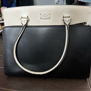 Kate Spade Black and Cream Tote Bag